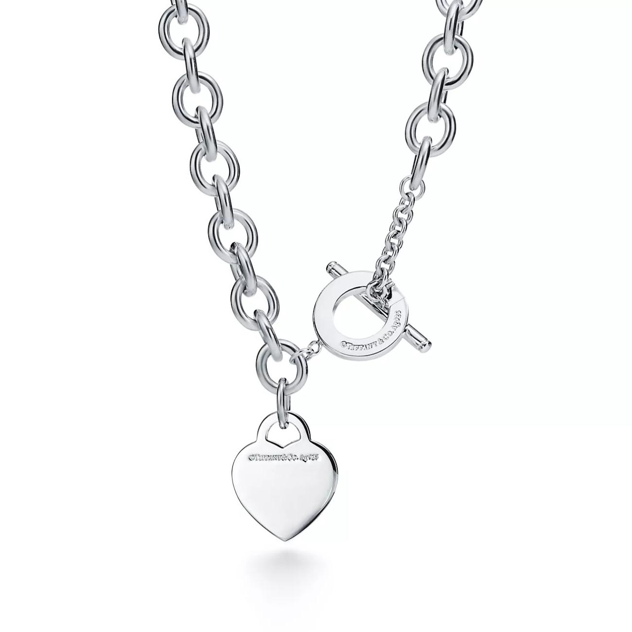 Heart Tag Toggle Necklace