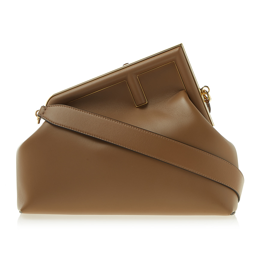 Fendi First Medium Beige leather bag