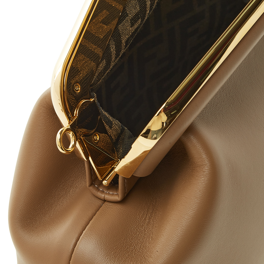 Fendi First Medium Beige leather bag