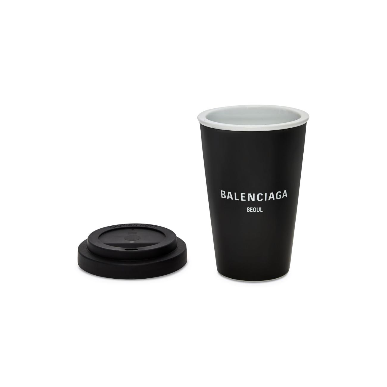 Balenciaga Cities Seoul Coffee Cup Black