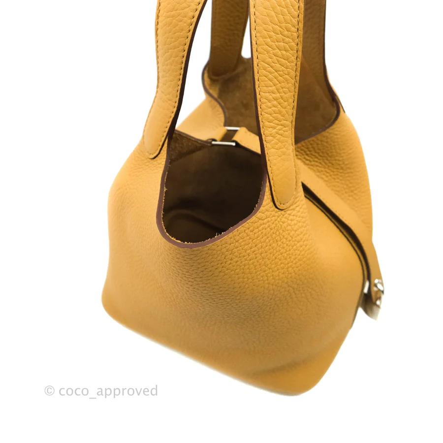 Hermes Picotin Lock 18 Bag Clemence & Palladium Biscuit