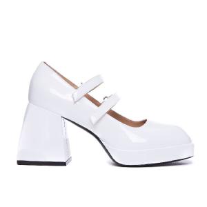 Velcro Mary Jane pump heels