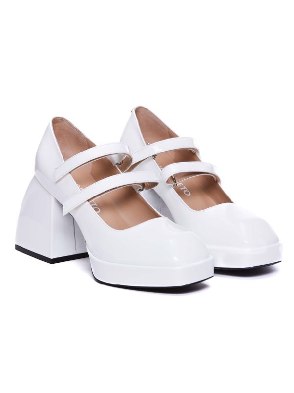 Velcro Mary Jane pump heels