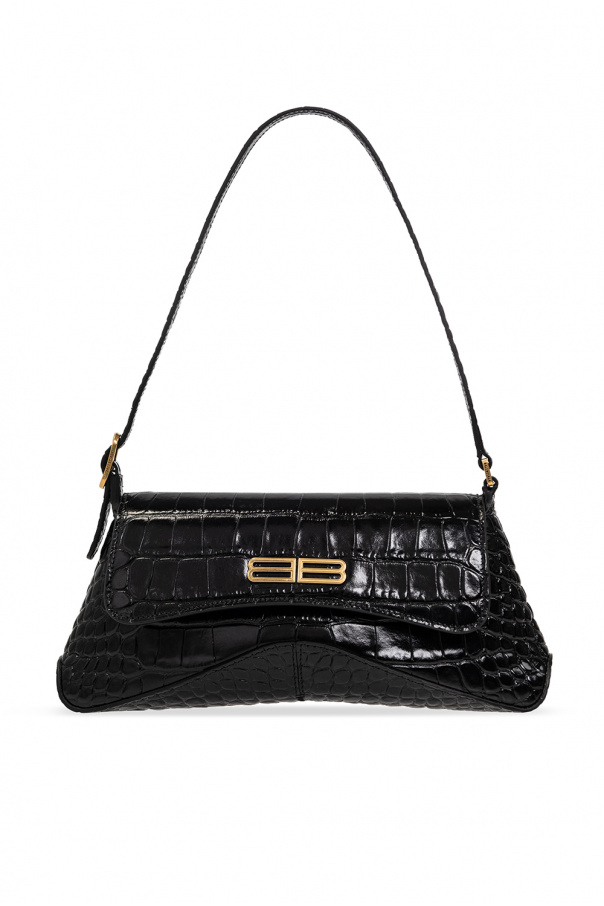 XX Crocodile Small Shoulder Bag 'Black'