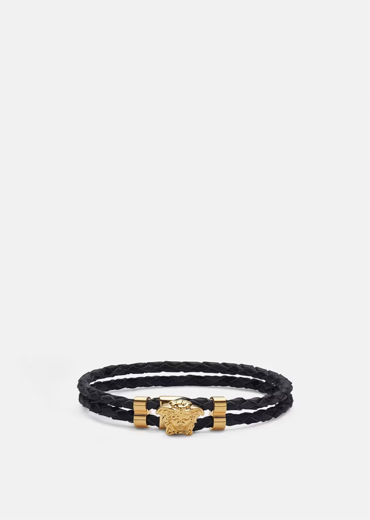 MEDUSA BRAIDED LEATHER BRACELET