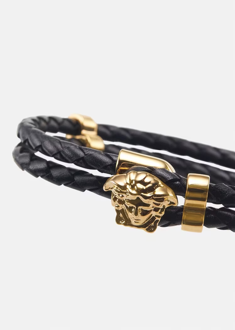 MEDUSA BRAIDED LEATHER BRACELET