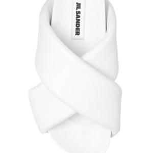 Padding Cross Strap Sandals