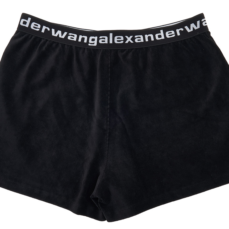 Alexander Wang logo waistband shorts