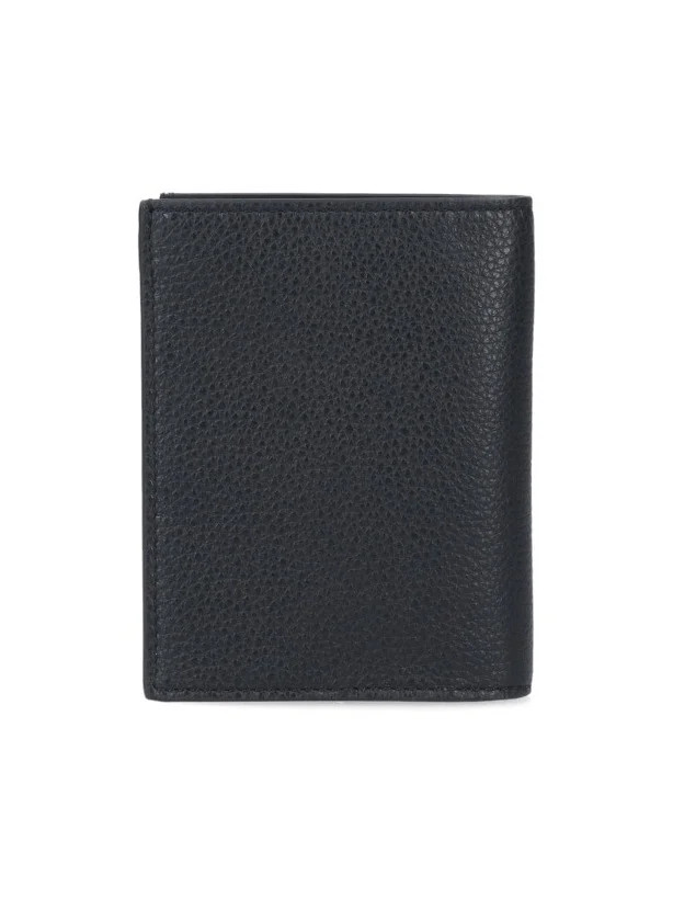 Metal logo card wallet