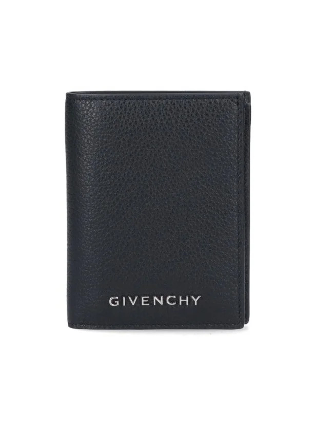 Metal logo card wallet