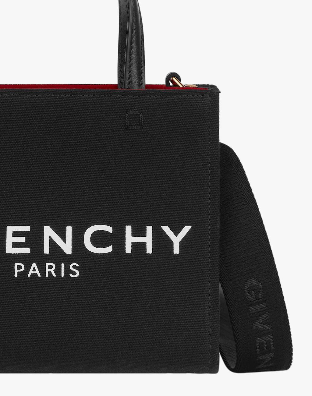 Mini G Tote shopping bag in canvas