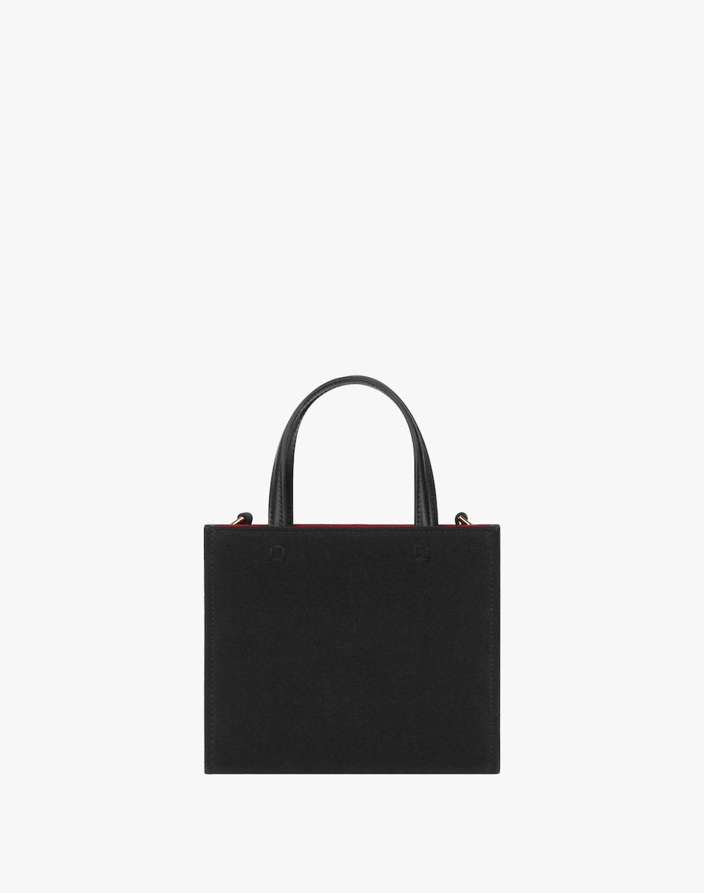 Mini G Tote shopping bag in canvas