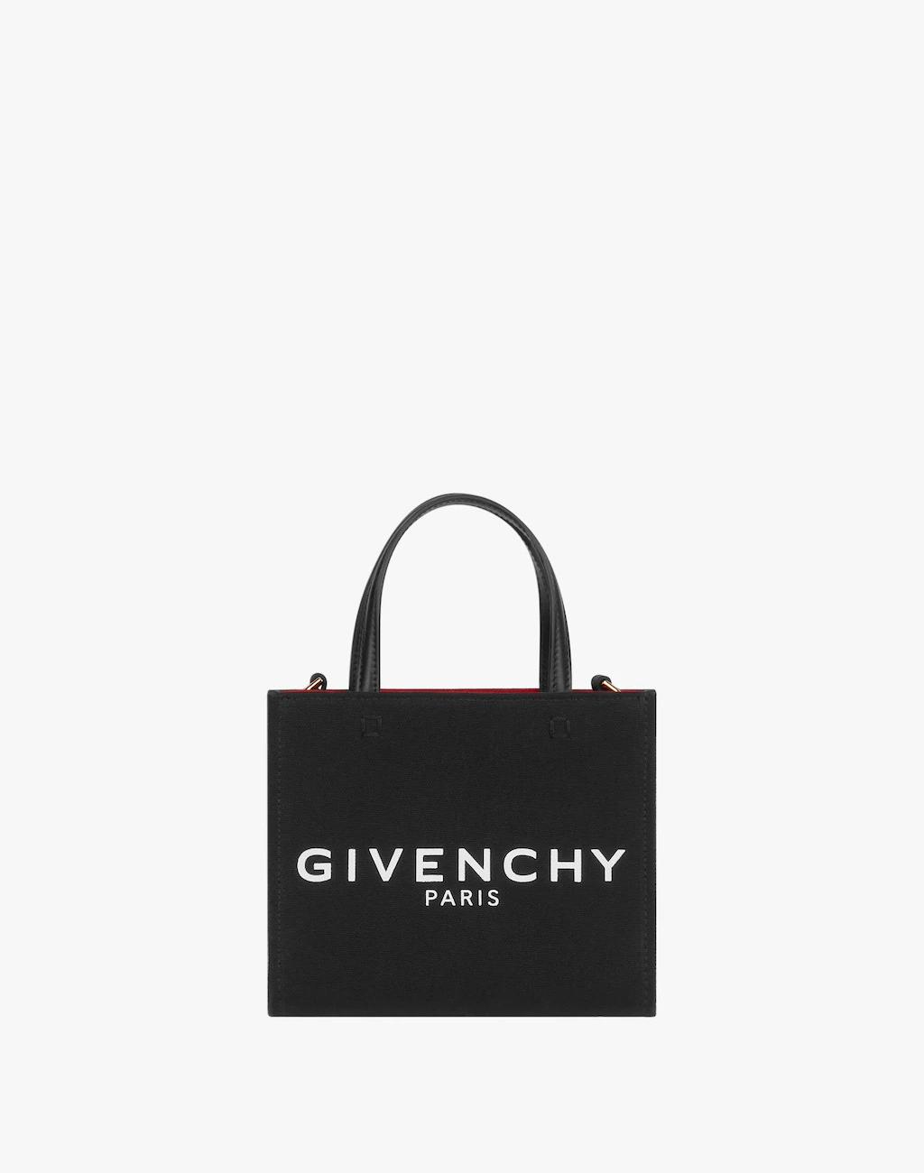 Mini G Tote shopping bag in canvas