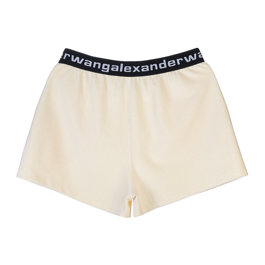 Alexander Wang Logo Waistband Shorts