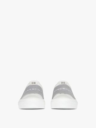 Logo Sneakers - Silver