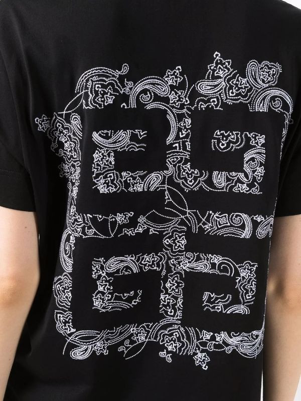 Givenchy 4G Bandana Embroidered T-Shirt