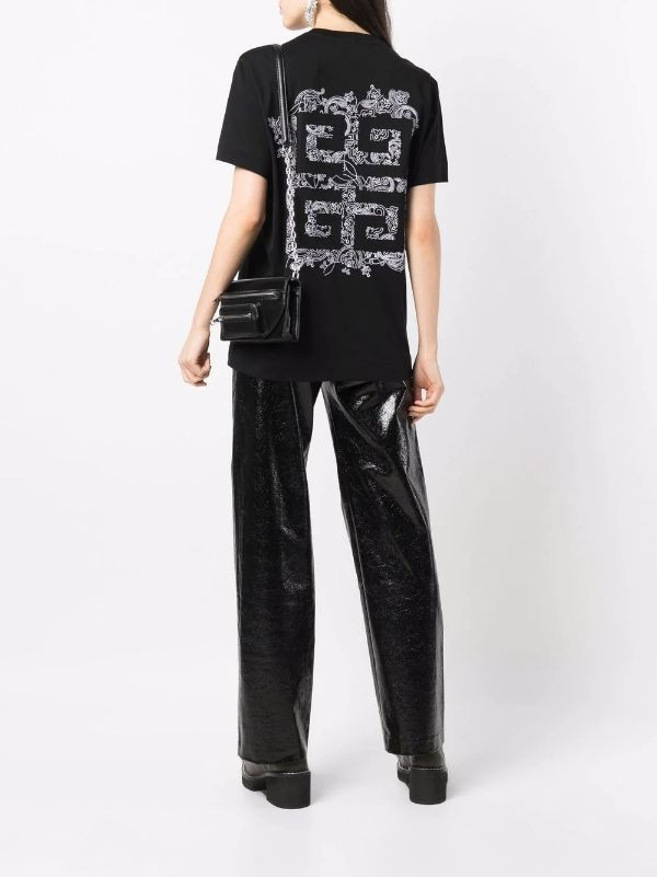 Givenchy 4G Bandana Embroidered T-Shirt