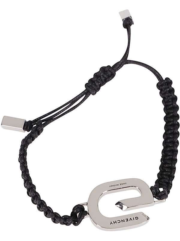 G Link Cord Bracelet in Silver