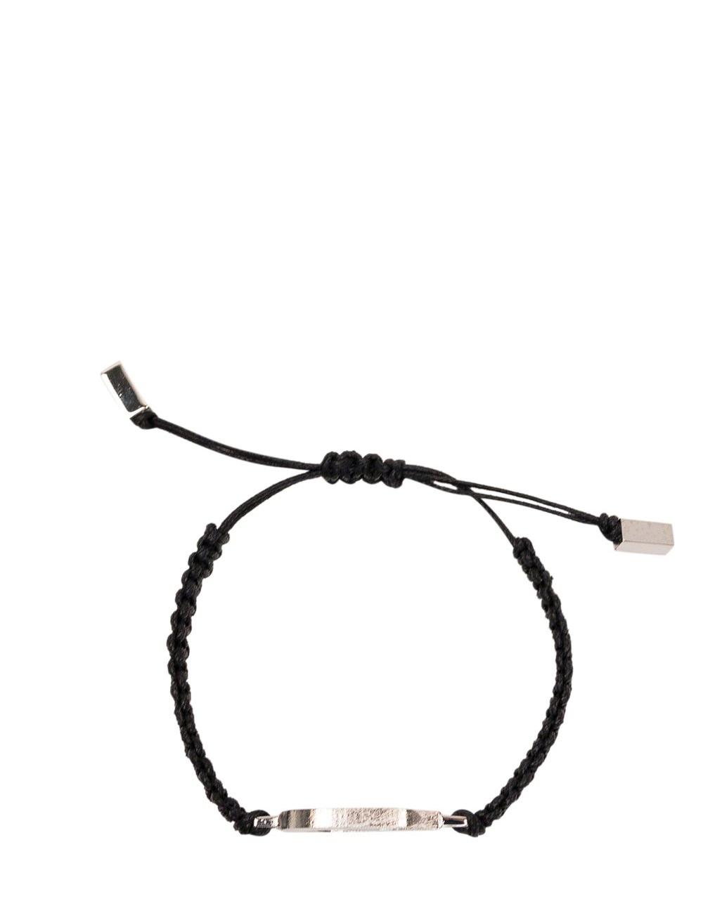 G Link Cord Bracelet in Silver