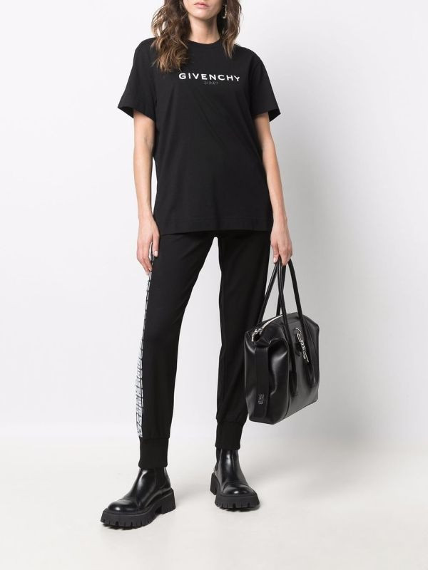 Reverse Logo Classic Fit T-Shirt in Black