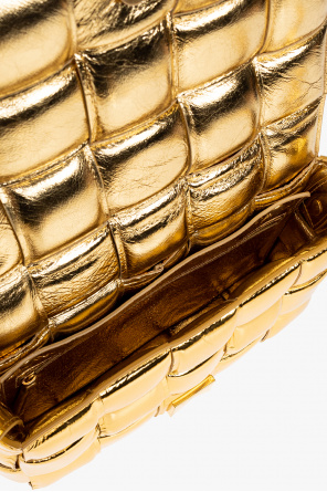 ‘PADDED CASSETTE SMALL’ SHOULDER BAG ( GOLD )