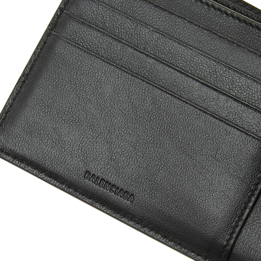 Reflective logo bifold wallet