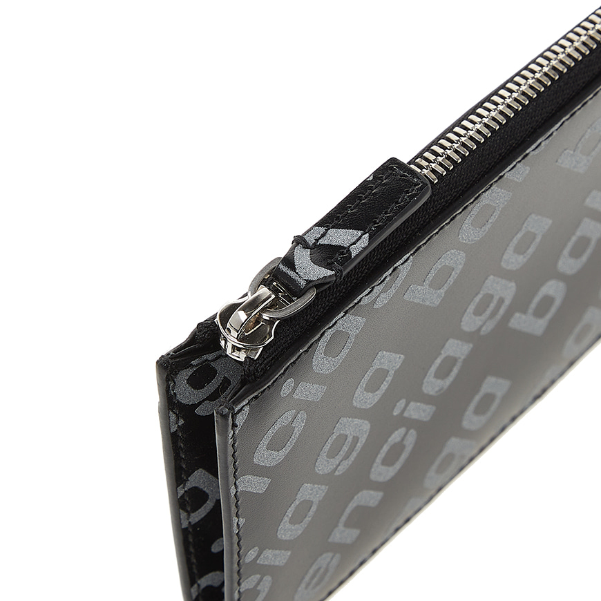 Logo zip card wallet