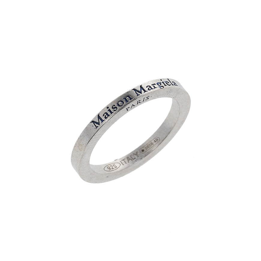 Slim silver ring