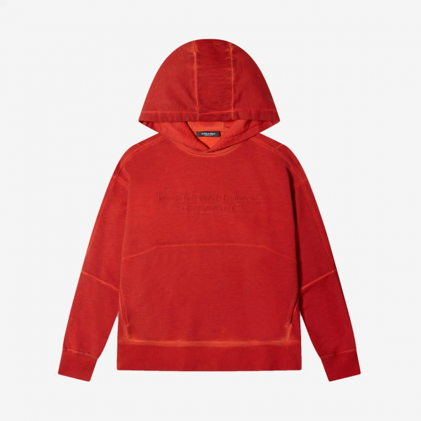 A Cold Wall Double Dyed Hoodie Red