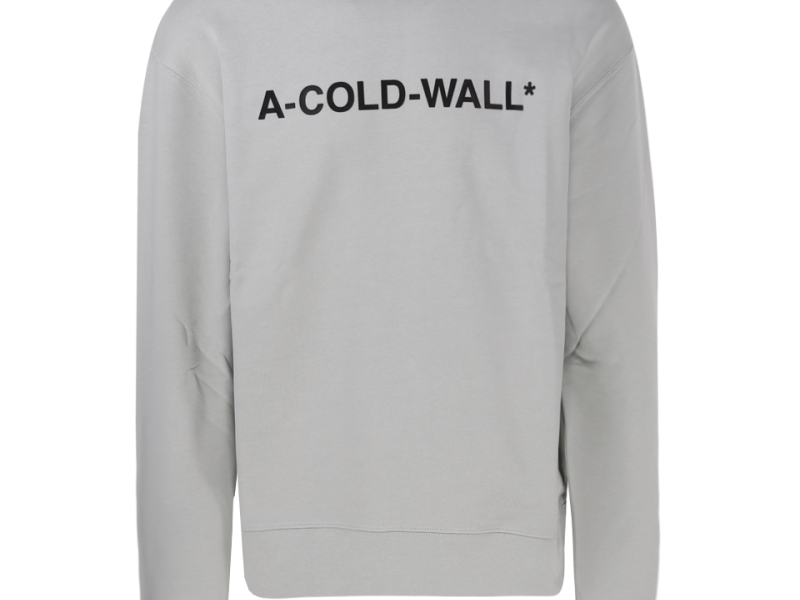 A Cold Wall Essentials Logo Hoodie Light Gray