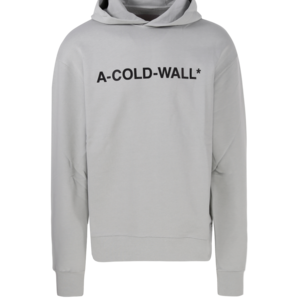 A Cold Wall Essentials Logo Hoodie Light Gray