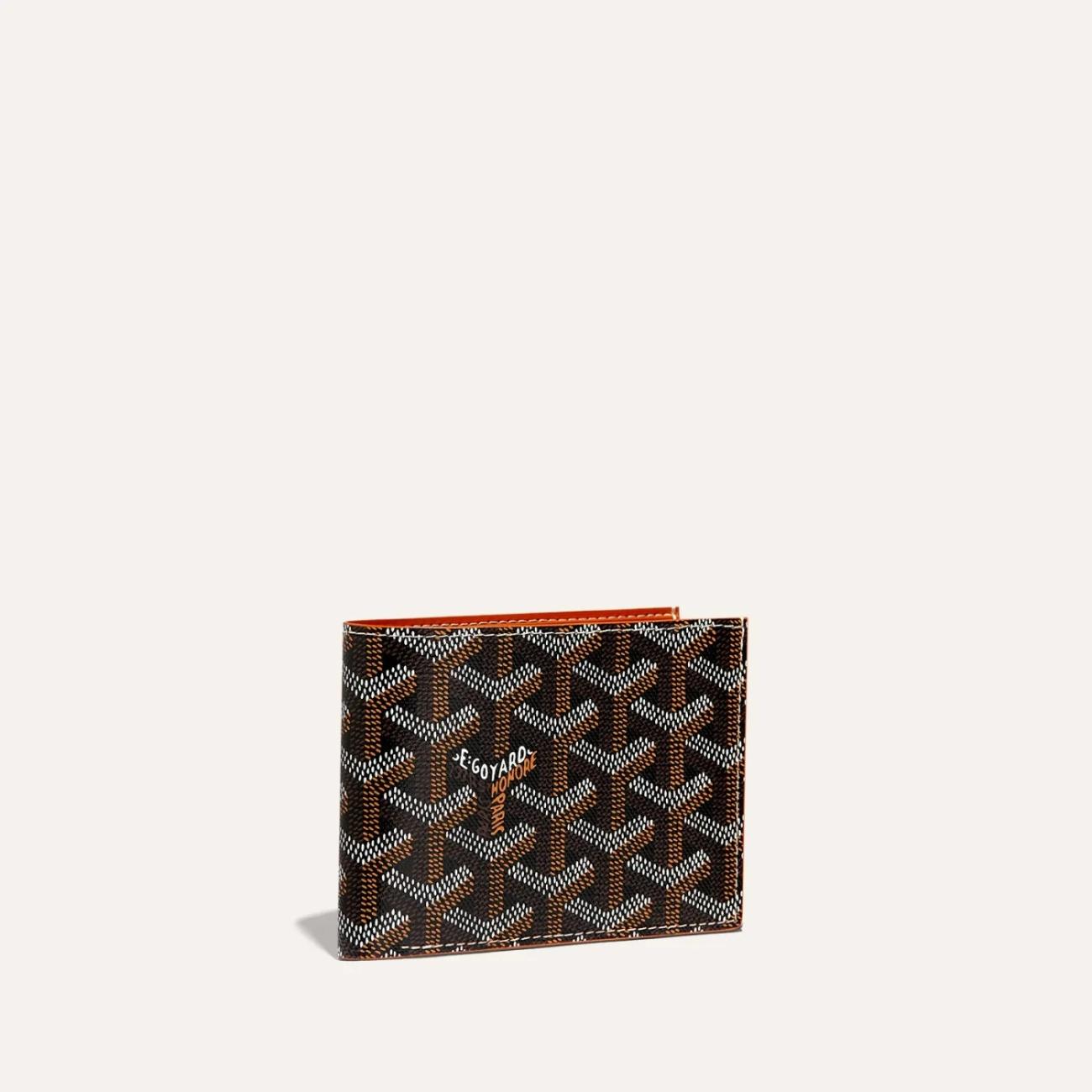 Goyard Wallet Black Tan