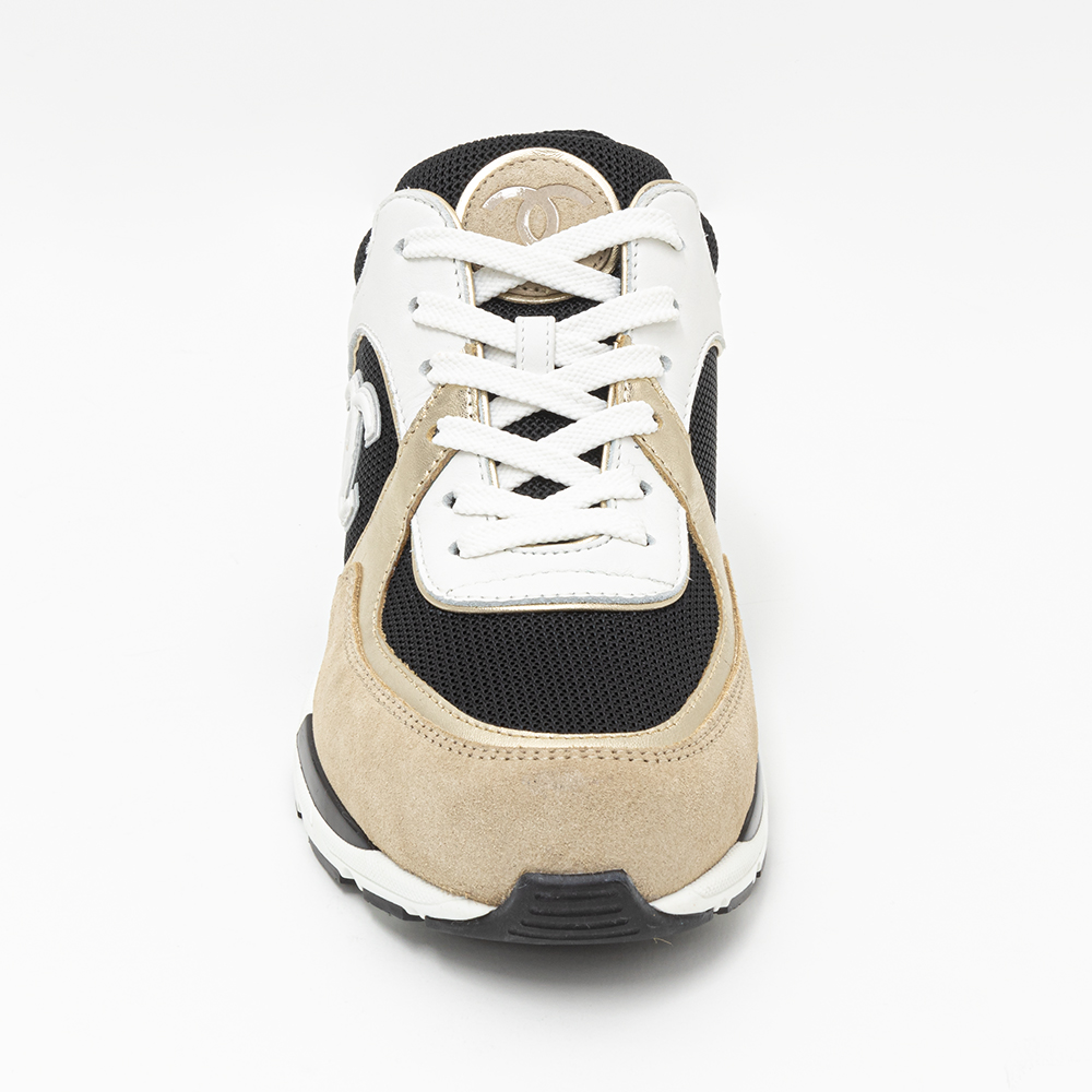 Logo Cruise Tennis Beige Multicolor Women's Sneakers 