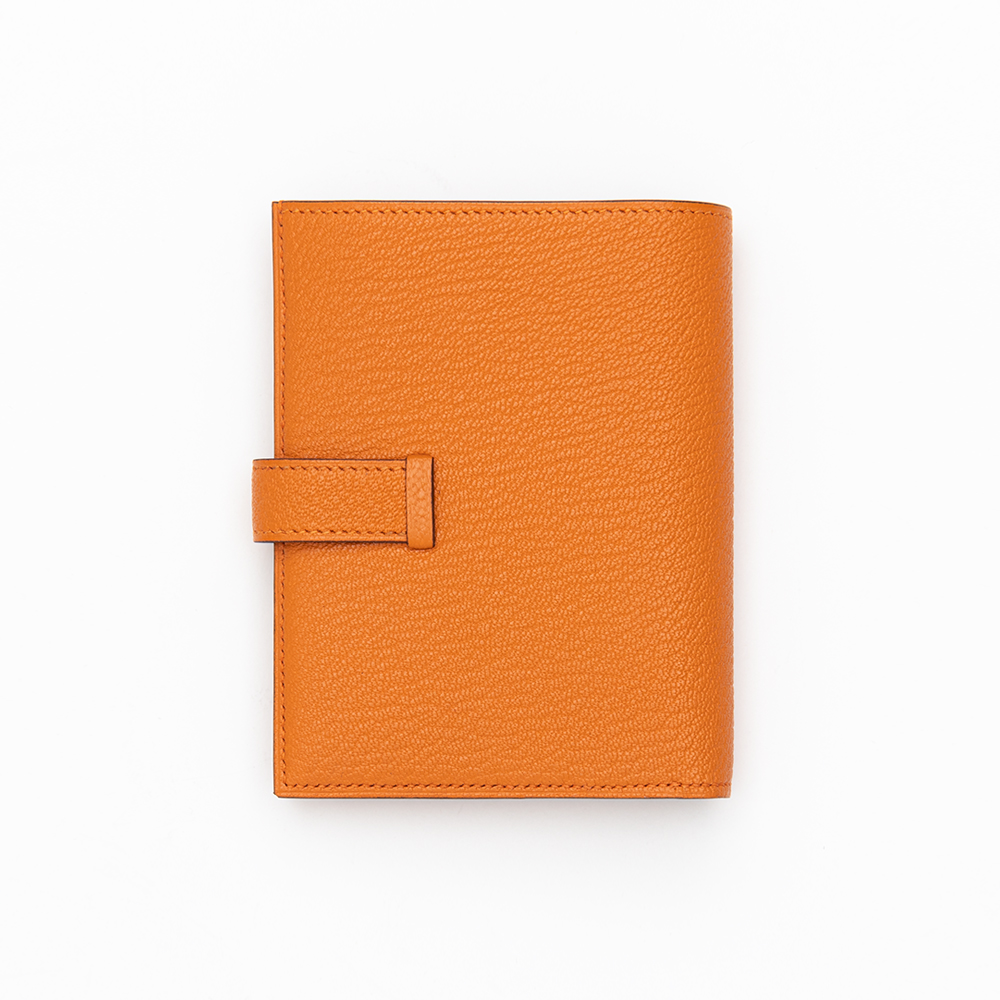 BEARN Orange Compact Half Wallet 