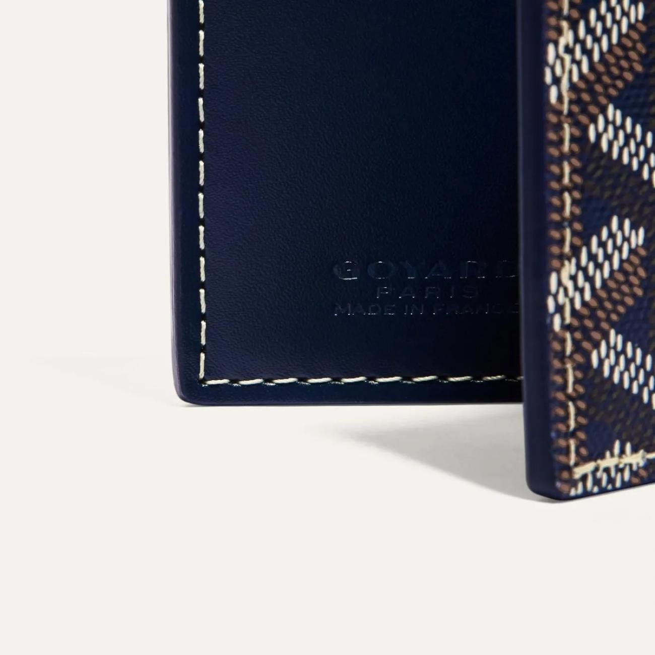 Goyard Saint Marc Card Holder Navy Blue