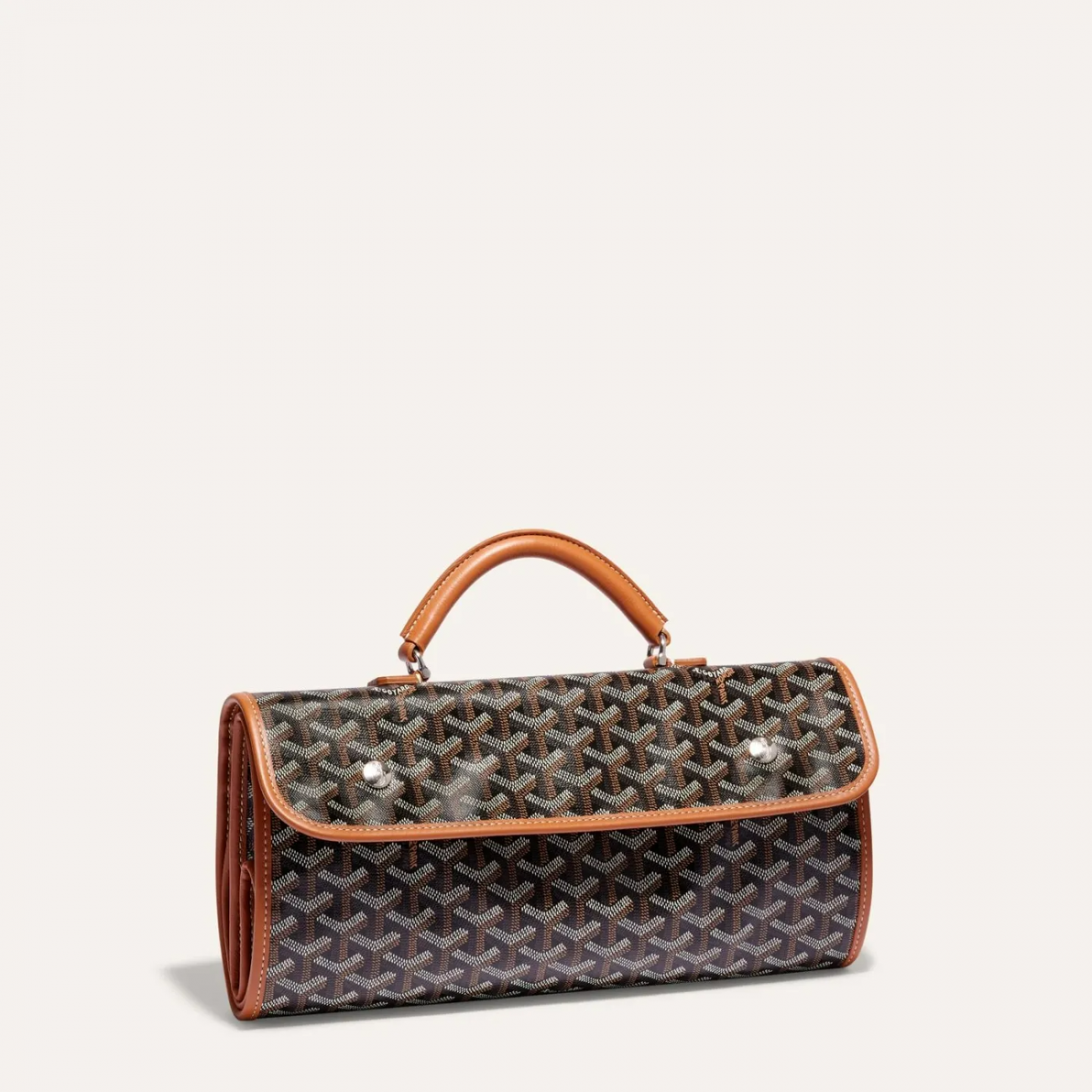 Goyard Saint Leger Backpack Black Tan