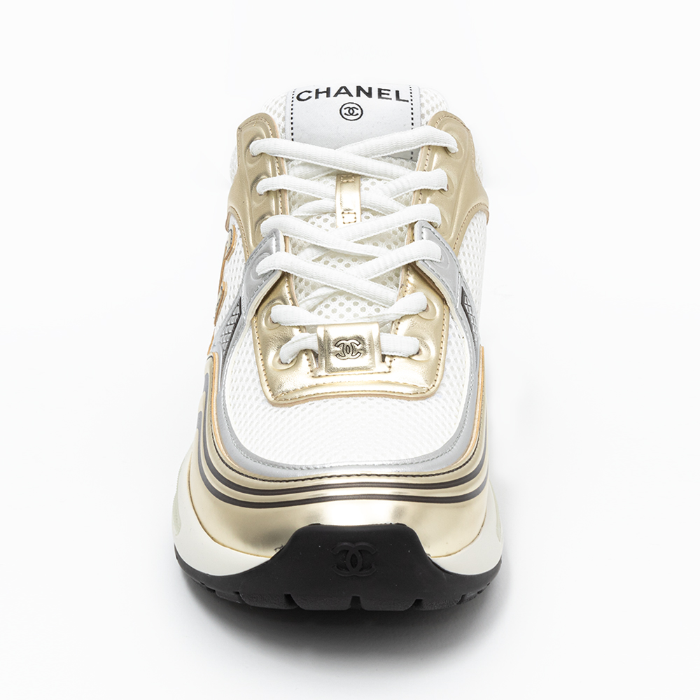 CC Logo Cruise Tennis Gold Women's Sneakers 