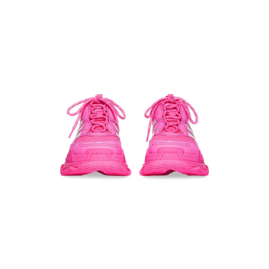 BALENCIAGA / ADIDAS TRIPLE S Sneakers for Women in Neon Pink
