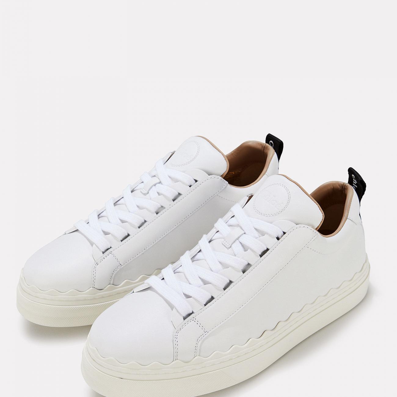 Lauren Low-Top Leather Sneakers