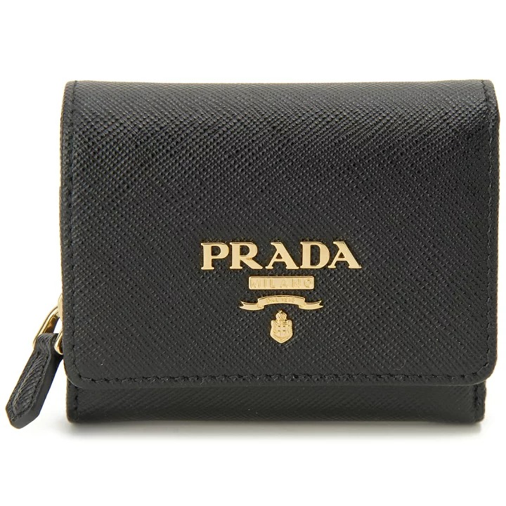 Prada trifold wallet