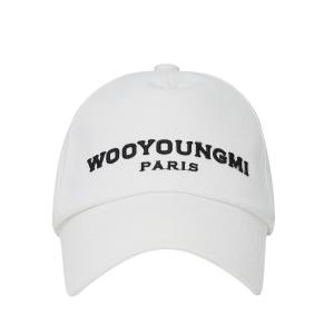 Wooyoungmi Embroidered Ball Cap White 
