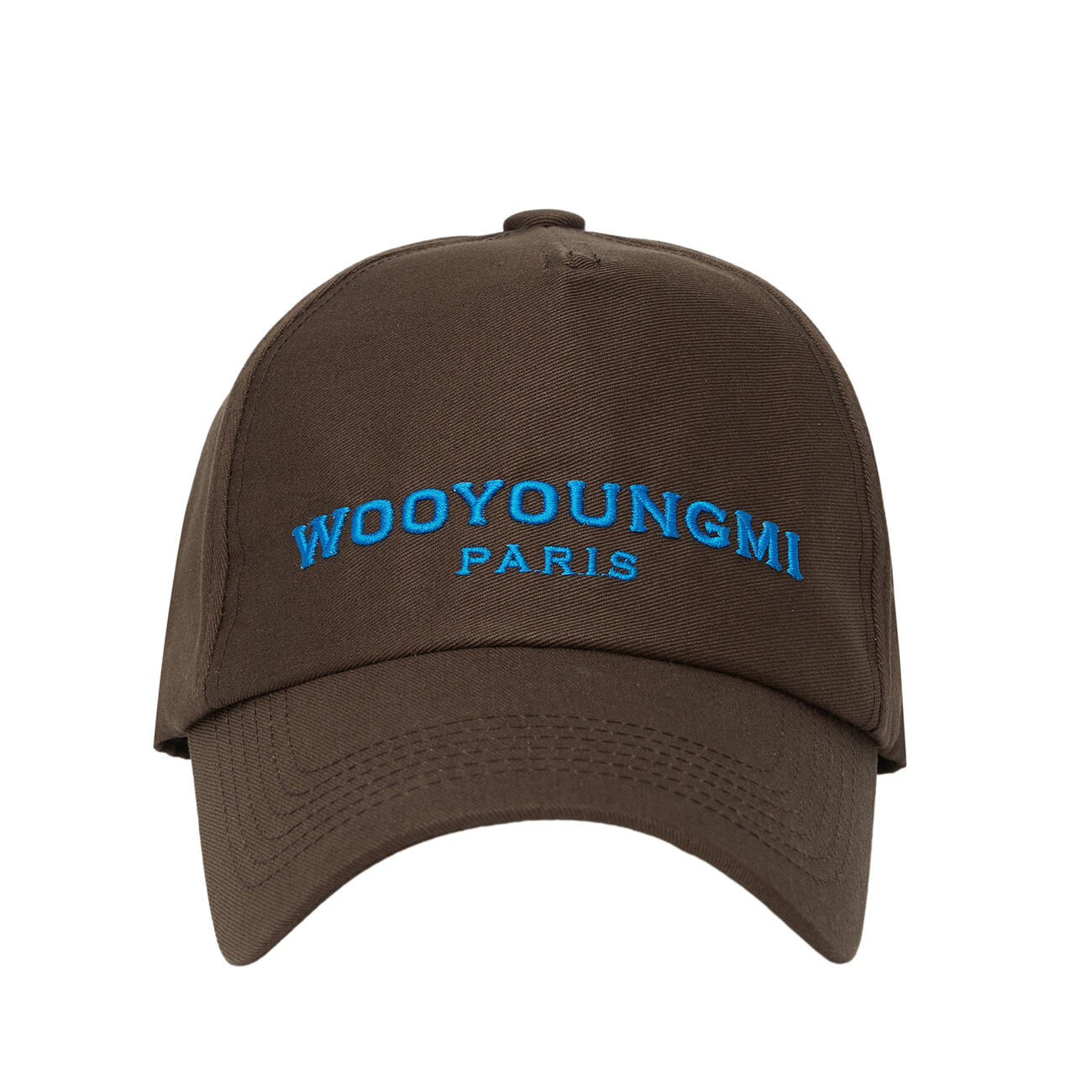 Brown embroidered ball cap