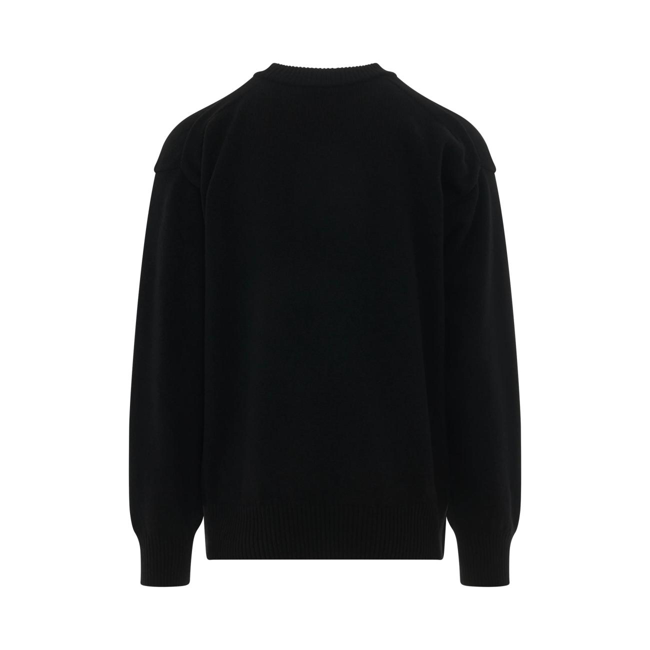 MADSAKI Knit Pullover - Black