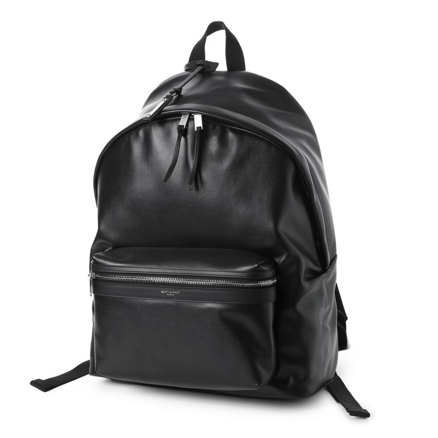 City leather backpack