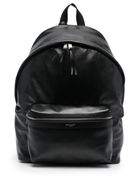 City leather backpack