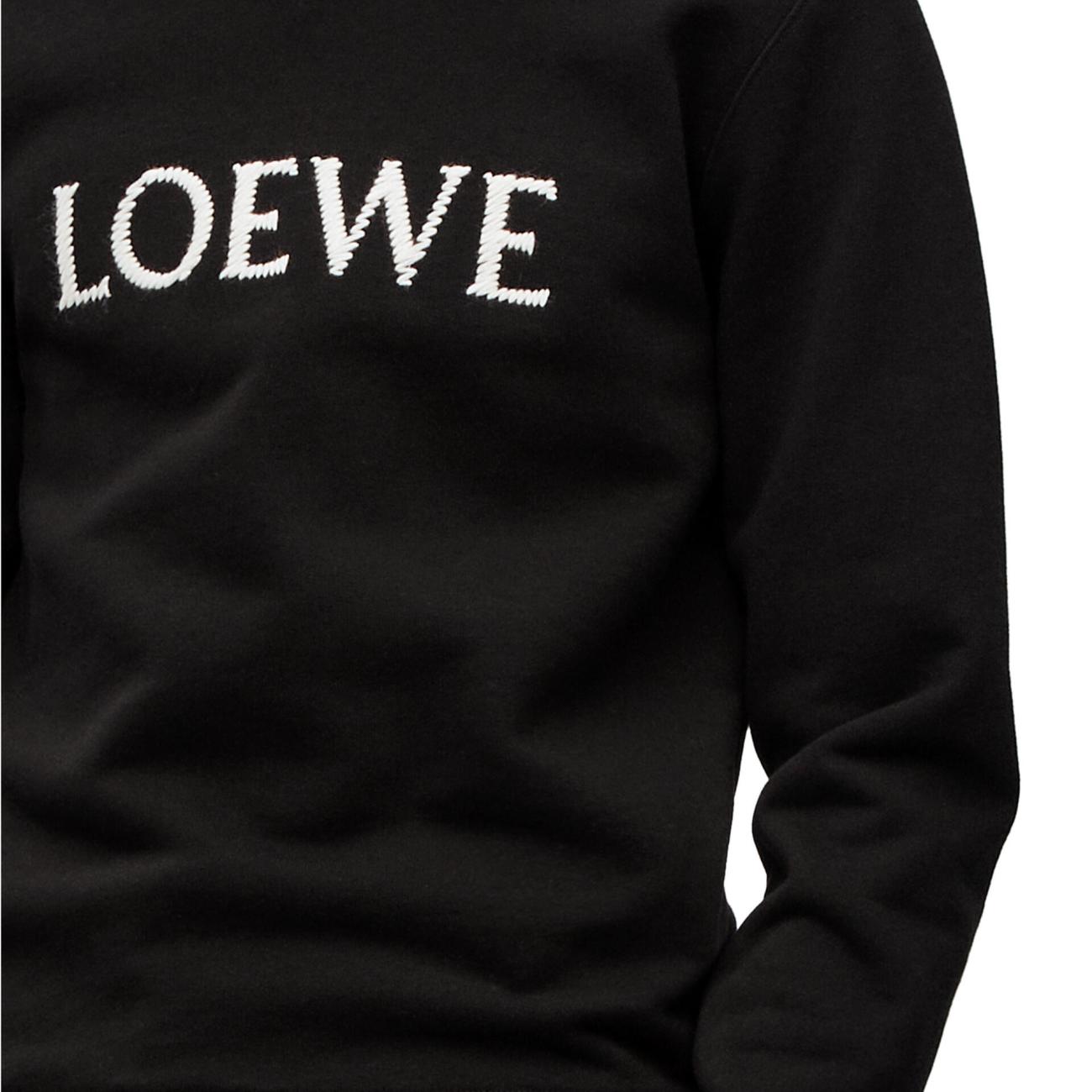 Embroidered LOEWE sweatshirt in cotton 