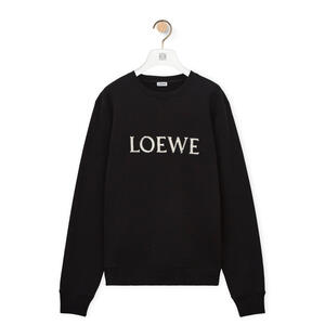 Embroidered LOEWE sweatshirt in cotton 