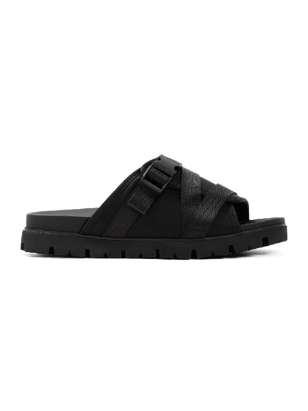 Buckle detail sandals - Black