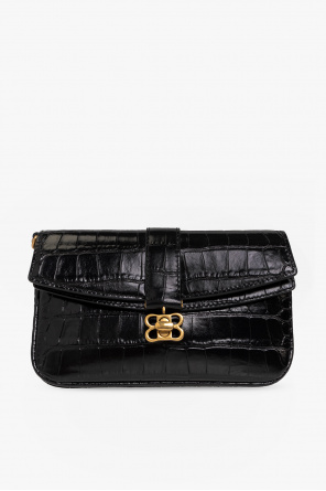 BALENCIAGA BLACK ‘LADY FLAP XS’ SHOULDER BAG