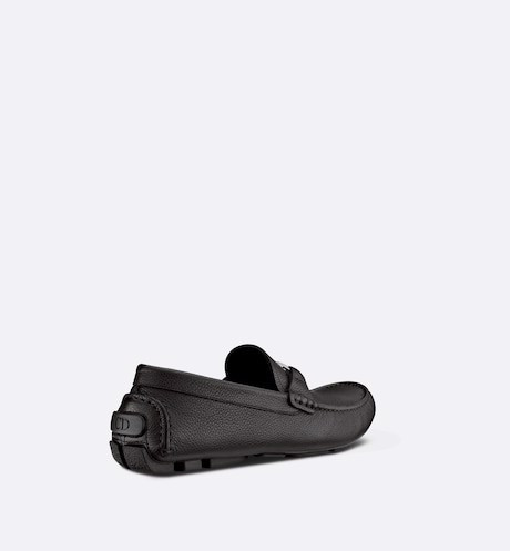 Dior Moccasin Grained Calfskin 'Black'